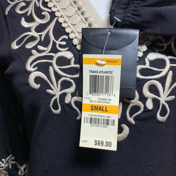 Woman’s size small dress blouse black. - Picture 2 of 6